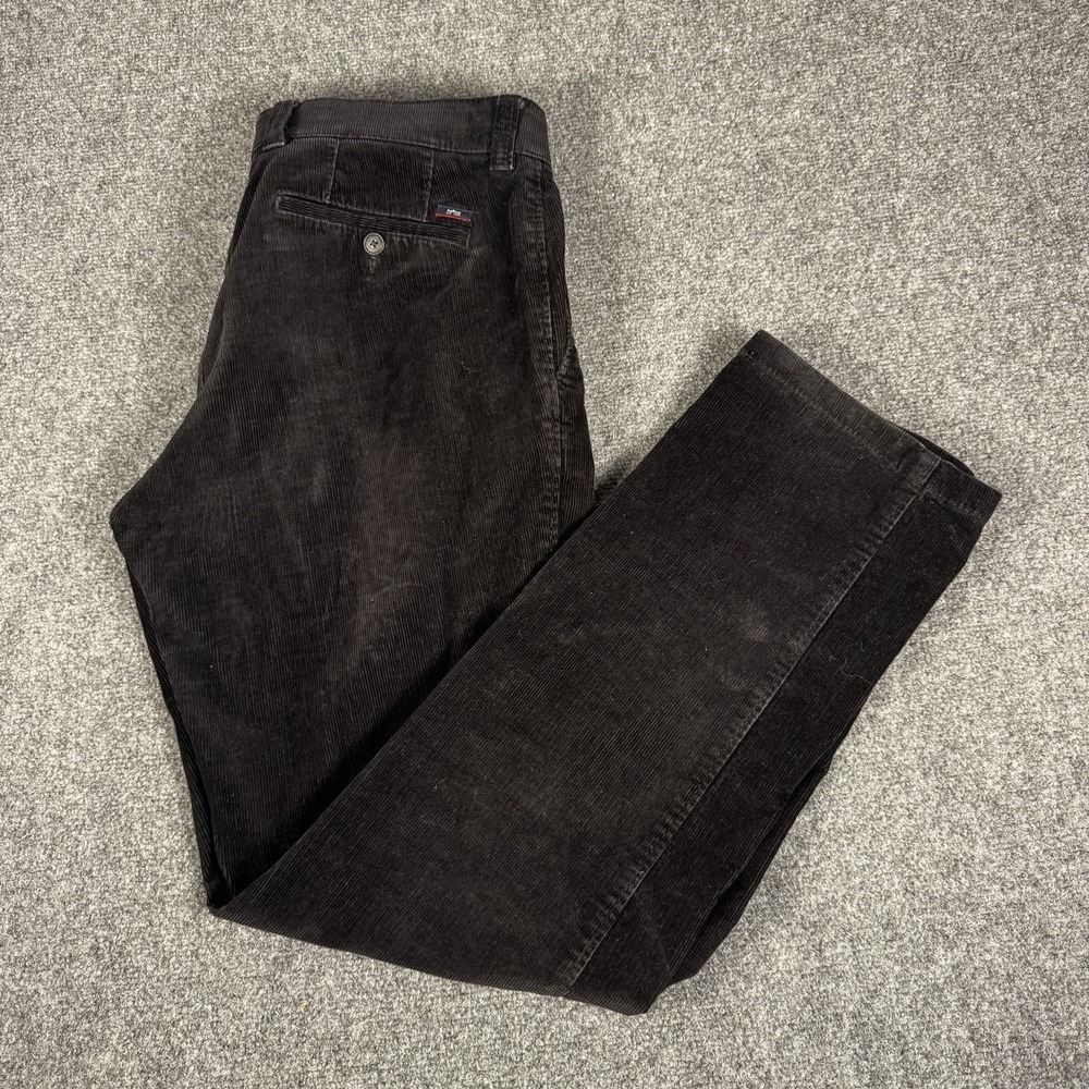 Hattric Soft Corduroy Black trousers European‎ Style